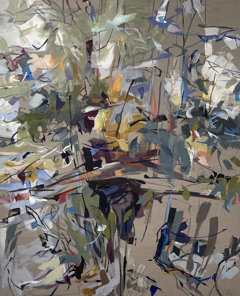 Jeff Fitzgerald, Spring, 38 x 46 inches, Acrylic on linen, $5400